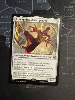 Iron Spider, Stark Upgrade SPM NM MTG - Image 1