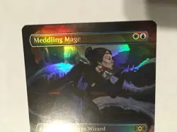 MEDDLING MAGE DOUBLE MASTERS BORDERLESS FOIL / NM / WRONGWAY052 - Image 2