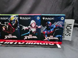 SDCC 2025 Magic The Gathering x Marvel Spider-Man Complete 5 Deck Set w/ Playmat - Image 4