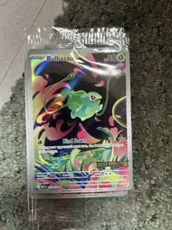 Pokemon TCG Illustration Rare Bulbasaur Mega Evolution Promo 133/132 NM Sealed - Image 1