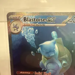 Pokemon Scarlet & Violet 151 TCG Blastoise EX 200/165 Sir Special Illustration - Image 3