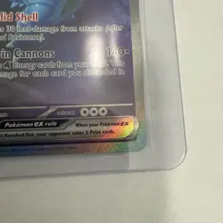 Pokemon Scarlet & Violet 151 TCG Blastoise EX 200/165 Sir Special Illustration - Image 5