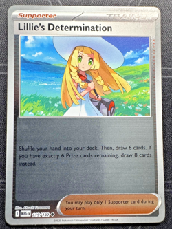 Lillie's Determination (Reverse Holo) 119/132 Uncommon Pokemon Mega Evolution - Image 1