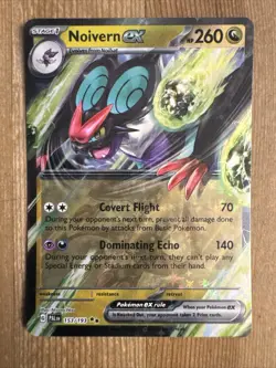 Noivern ex 153/193 Pokemon TCG Scarlet & Violet Paldea Evolved Double Rare NM - Image 1