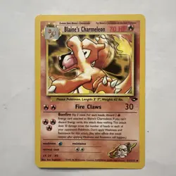 BLAINE'S CHARMELEON GYM CHALLENGE 31/132 UNLIMITED UNCOMMON 2000 POKEMON TCG - Image 1