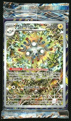 Pokemon TCG Scarlet & Violet Surging Sparks Magneton Promo 159 (Sealed) - Image 1
