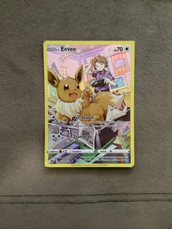 Pokemon TCG Eevee TG11/TG30 Sword & Shield Brilliant Stars NM - Image 1
