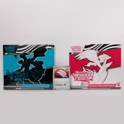SET OF 2 - SEALED Pokemon Black Bolt ETB + White Flare ETB Elite Trainer Boxes - Image 1