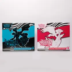 SET OF 2 - SEALED Pokemon Black Bolt ETB + White Flare ETB Elite Trainer Boxes - Image 2