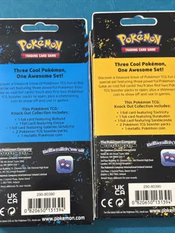 Pokemon (2) Knock Out Collection Factory Sealed Hanger Boxes - Image 2