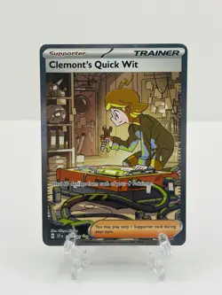 🔥Pokemon TCG-Clemont's Quick Wit-243/191-Surging Sparks-Illustration-M/NM!🔥 - Image 1