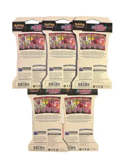 Pokemon TCG Sword & Shield Fusion Strike Sleeved Booster Pack (Lot of 5) 820650809170 - Image 2