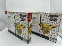 2x Pokemon 151 Zapdos EX Collection Box New Sealed TCG - Image 3