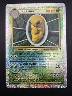 Pokemon Kakuna 50/110 Reverse Holo Foil Legendary Collection 2002 NM - Image 1