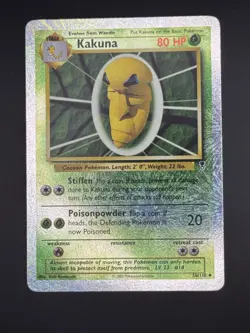 Pokemon Kakuna 50/110 Reverse Holo Foil Legendary Collection 2002 NM - Image 2
