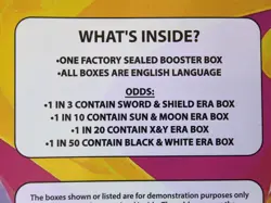 POKEMON MYSTERY BOOSTER BOX-CHANCE @ VINTAGE BOXES DISCONTINUED retail@$850! - Image 2