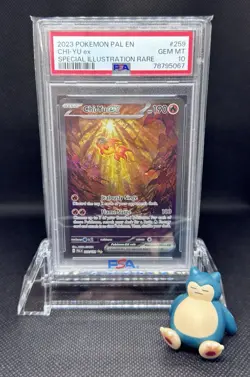 2023 POKEMON PAL EN-PALDEA EVOLVED SPECIAL ILLUSTRATION RARE CHI-YU EX PSA 10 - Image 1