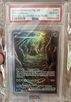 Pokemon Paldea Evolved Wo-Chien EX 232/193 Special Illustration PSA 10 - Image 1
