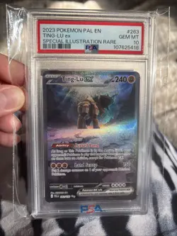 Pokemon PSA 10 Ting-Lu EX Paldea Evolved 263/193 Special Illustration Rare - Image 1