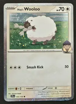 Hop's Wooloo 135/159 S&V Journey Together Cosmos Holo Promo Pokemon TCG 2024 NM - Image 1
