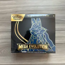 Pokemon TCG Mega Evolution Elite Trainer Box Mega Lucario Sealed In-Hand - Image 1