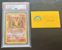 1999 POKEMON FOSSIL 1ST EDITION #12 MOLTRES-HOLO PSA 9 - Image 1
