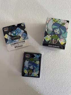 Pokemon EUIC London 2025 Competitor Kit (deck box, sleeves, playmat, and badge) - Image 2