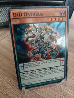 Yugioh D/D Orthros SDPD-EN004 Super Rare 1st Ed NM ENG - Image 2