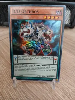 Yugioh D/D Orthros SDPD-EN004 Super Rare 1st Ed NM ENG - Image 4