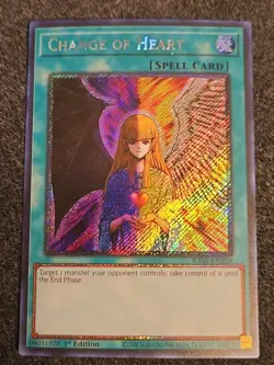 Change of Heart RA01-EN050 NM Platinum Secret Rare FREE SHIPPING YUGIOH - Image 1