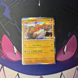 Pokemon TCG Landorus 110/191 Sv08: Surging Sparks Holo Rare Card - Image 1