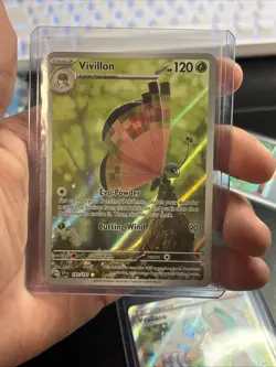 Vivillon 193/191 Sv08: Surging Sparks Pokemon TCG 2024 NM Illustration Rare Card - Image 1