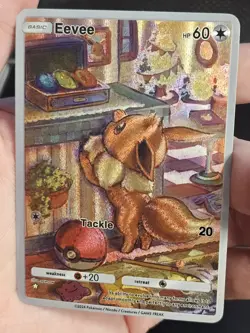 Eevee 248 Pokemon TCG Pocket Genetic Apex Custom Texturred Fanart Card - Image 3