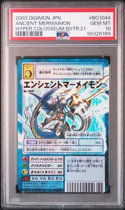 Digimon AncientMermaimon Bo1044 PSA10 Vintage Card Classic Rare Japan - Image 1