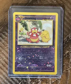 Slowking 14/18 Southern Islands Reverse Holo Pokemon Card LP RARE SWIRL - Image 1