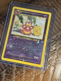 Slowking 14/18 Southern Islands Reverse Holo Pokemon Card LP RARE SWIRL - Image 2