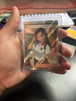 Pokemon TCG Prismatic Evolution Eri Trainer Holo Ultra Rare 136/131 NM Card NM - Image 1