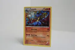 Lucario XY140 2016 Steam Siege Cosmos Holofoil Black Star Promo Pokemon Card - Image 1