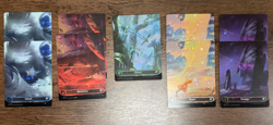 MTG Edge of Eternities Basic Lands Full Art Galaxy Foil Lot - Image 1