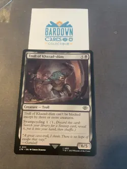 MTG - TROLL OF KHAZAD-DUM - NM LTR C0111 COMMON NON-FOILED - Image 1