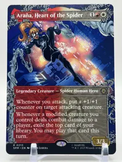 Arana, Heart of the Spider (Borderless) - Marvel's Spider-Man (SPM) - #0213 MTG - Image 1