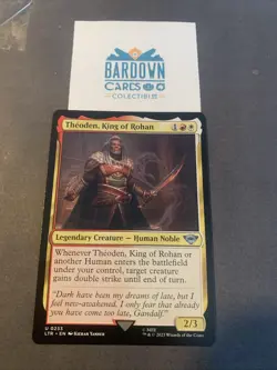 Theoden, King of Rohan - NM MTG LTR - Lord of the Rings 0233 - Image 1