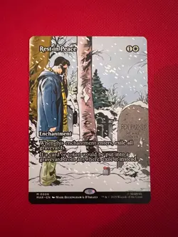 Rest In Peace 0006 Borderless Spider-Man MTG Marvel Universe Eternal-Legal - Image 1