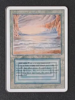 MTG Underground Sea Revised Edition Dual Land 1994 Magic the Gathering - Image 1