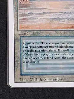 MTG Underground Sea Revised Edition Dual Land 1994 Magic the Gathering - Image 4