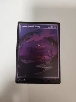 MTG Snow-Covered Swamp (327) Secret Lair Pixelsnowlands.jpg Foil-Etched NM - Image 1