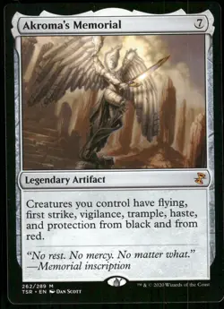 1x Akroma's Memorial - Time Spiral: Remastered - NM - MTG - Image 1