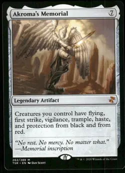 1x Akroma's Memorial - Time Spiral: Remastered - NM - MTG - Image 1