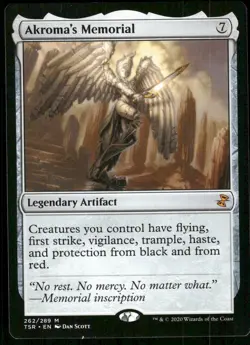 1x Akroma's Memorial - Time Spiral: Remastered - NM - MTG - Image 1