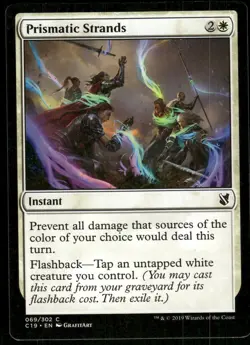 1x Prismatic Strands - Commander 2019 - NM - MTG - Image 1